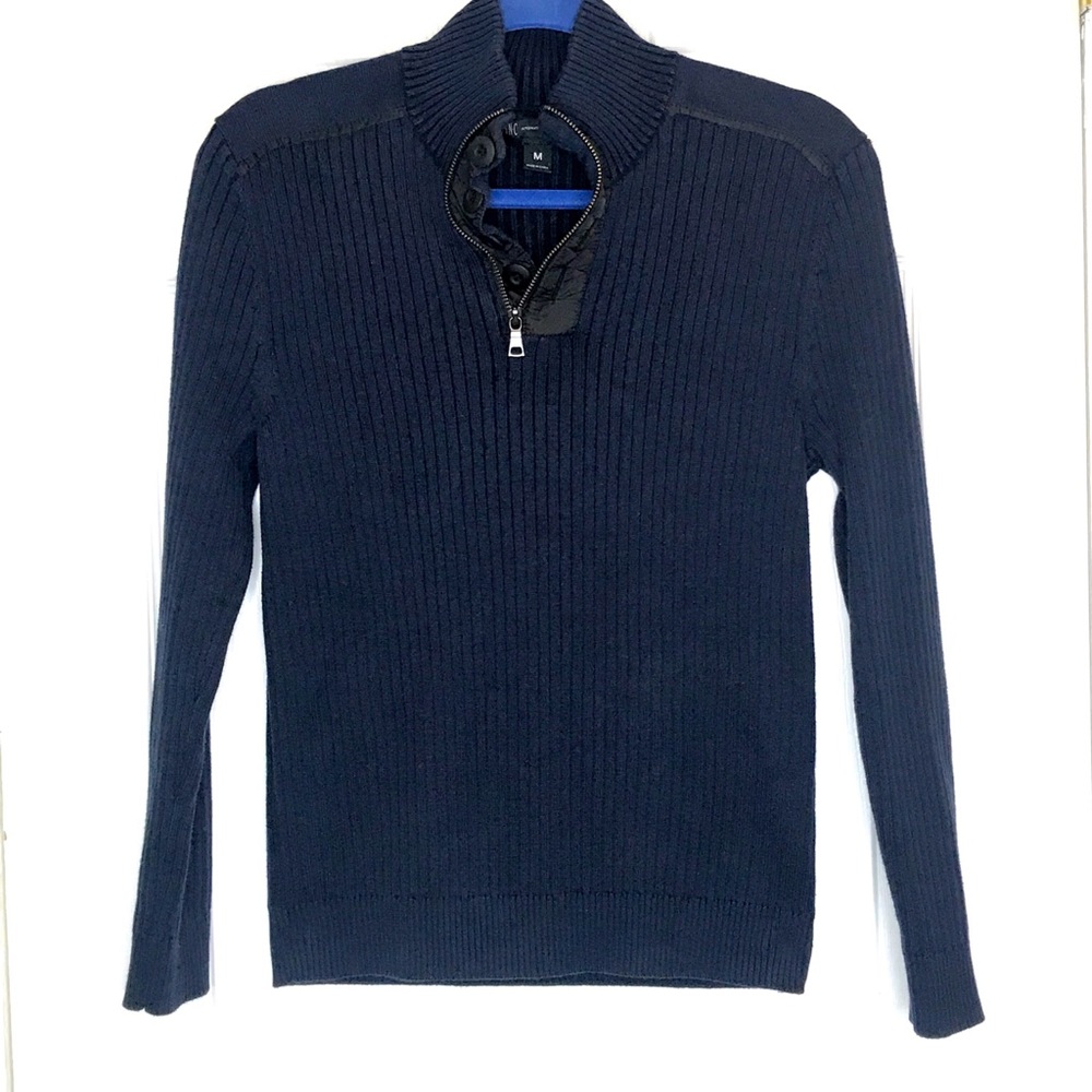 INC Ribbed Mock-neck Sweater - Picture 5 of 6